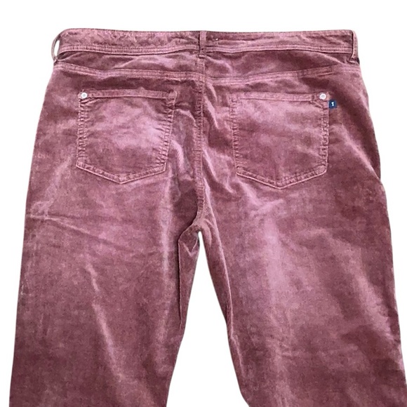 PILCRO Wine Mid-Rise Slim Boyfriend Corduroy Jeans - Picture 6 of 14